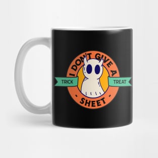 I Don’t Give a Sheet – Funny Halloween Ghost Pun Mug